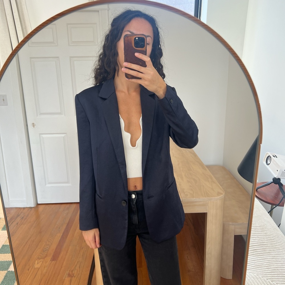 Ba&Sh navy blazer